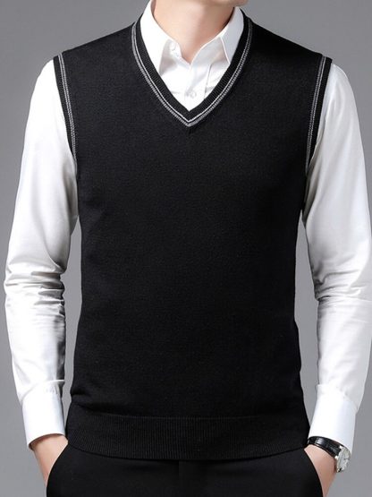 Business Casual Sweater Vest - Image 2
