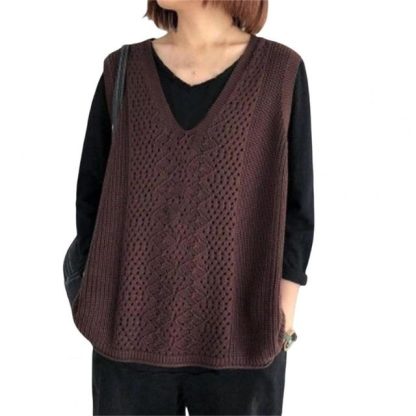 Stylish V-Neck Winter Sweater - Image 4