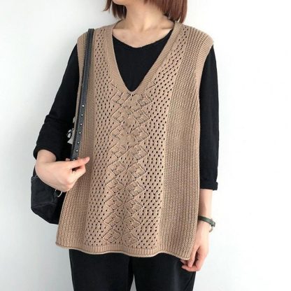Stylish V-Neck Winter Sweater