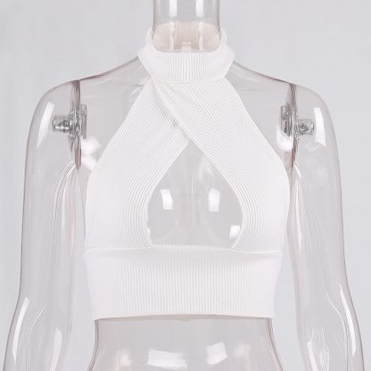 Sexy Turtleneck Vest Sweater - Image 9