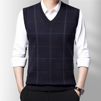 Simple and Chic Plaid Vest - Image 6