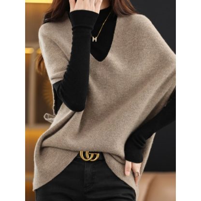 Cozy Knitted Sweater Vest - Image 2