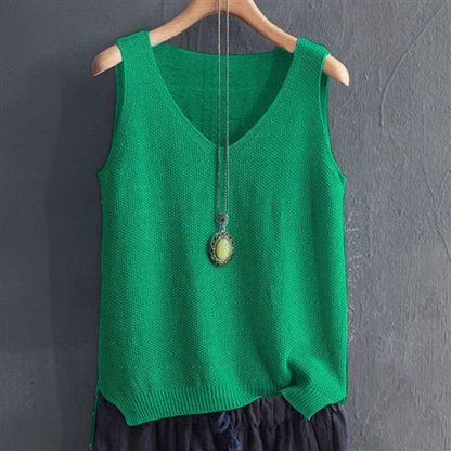 Stylish Knit Vest Plus