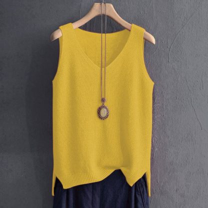 Stylish Knit Vest Plus - Image 6