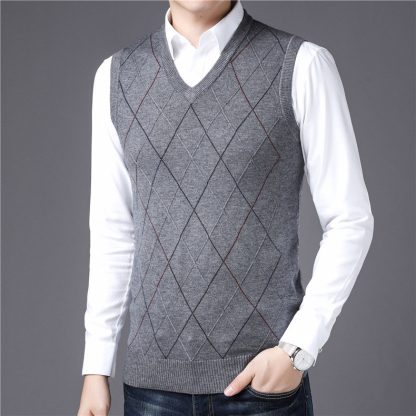Stylish Office Sweater Vest - Image 2