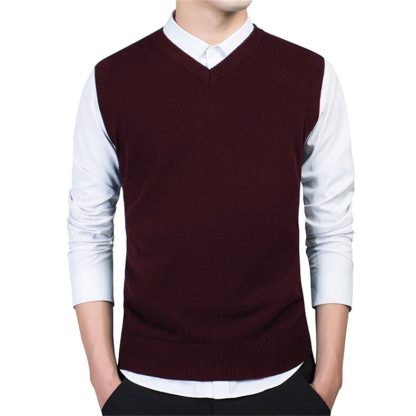 Plus Size Knit Vest Men - Image 7