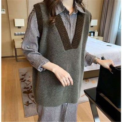 Oversize Solid Knit Sweater