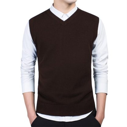 Plus Size Knit Vest Men - Image 8