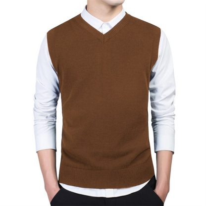 Plus Size Knit Vest Men - Image 2