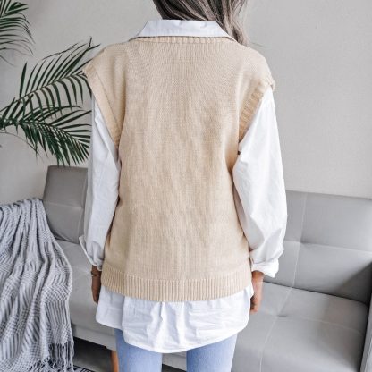 Beautiful Design Knitted Vest - Image 7