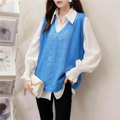 Nice Design Sleeveless Sweater