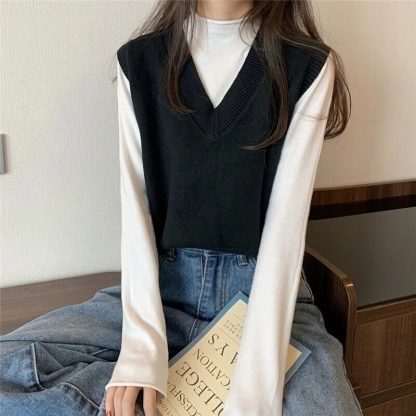 Outerwear Girls Knitted Vest - Image 3