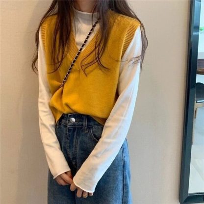 Outerwear Girls Knitted Vest - Image 5