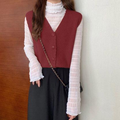 Stylish Knitted Sweater Women - Image 3