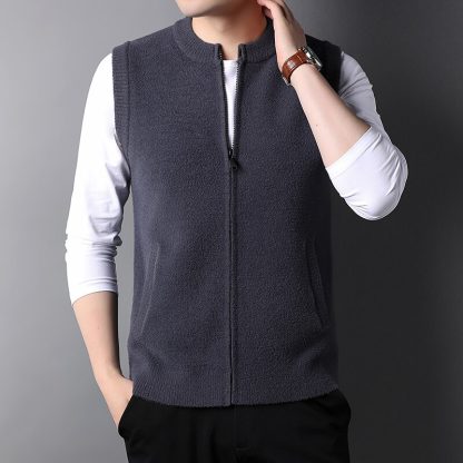 Stylish Zipper Knit Sweater