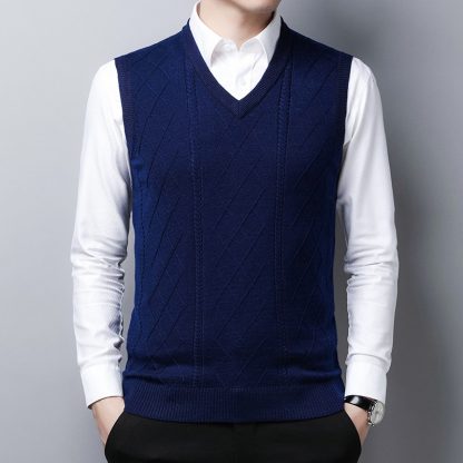 Gentleman’s Style Vest Sweater