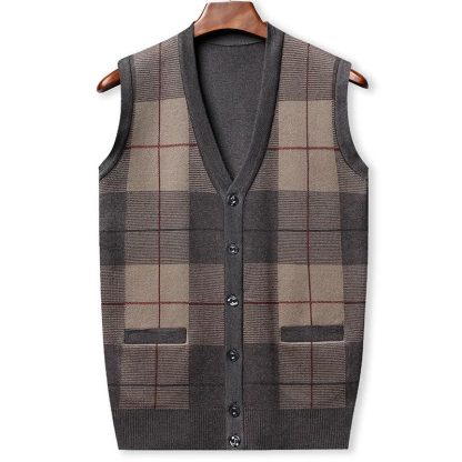 Men’s Plus Size Button-down Vest - Image 5