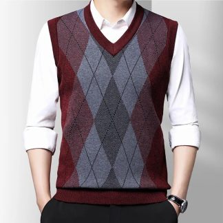 Men V-Neck Sweater Clothing