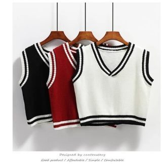 Autumn V-neck Sweater Vest