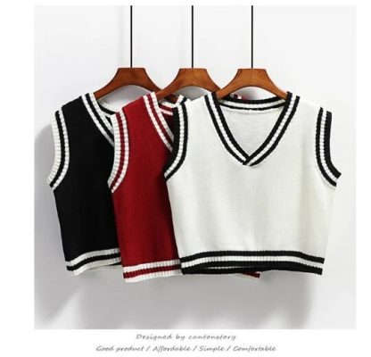 Autumn V-neck Sweater Vest