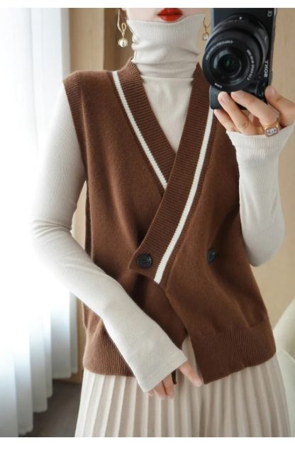 Beautiful V-neck Vest - Image 5