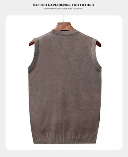 Men’s Plus Size Button-down Vest - Image 8