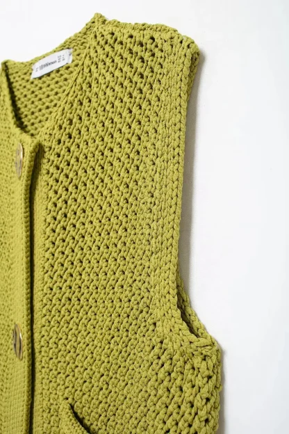 Chic Patch Pocket Cardigan - Image 4