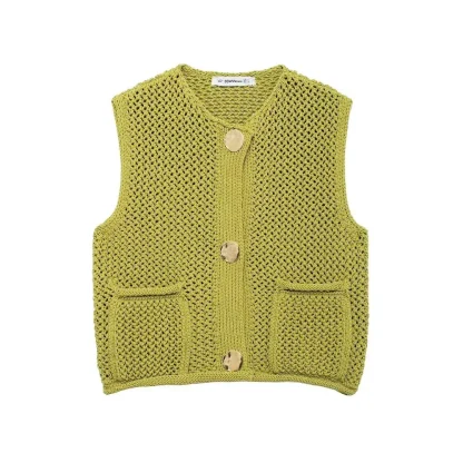 Chic Patch Pocket Cardigan - Image 3
